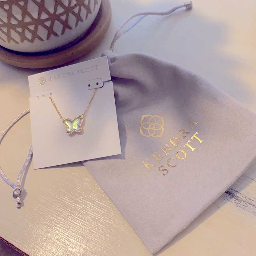 NWT Kendra Scott Lillia Butterfly Necklace